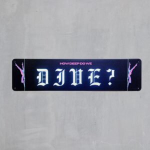 'How Deep Do We Dive?' Metal Art Decor
